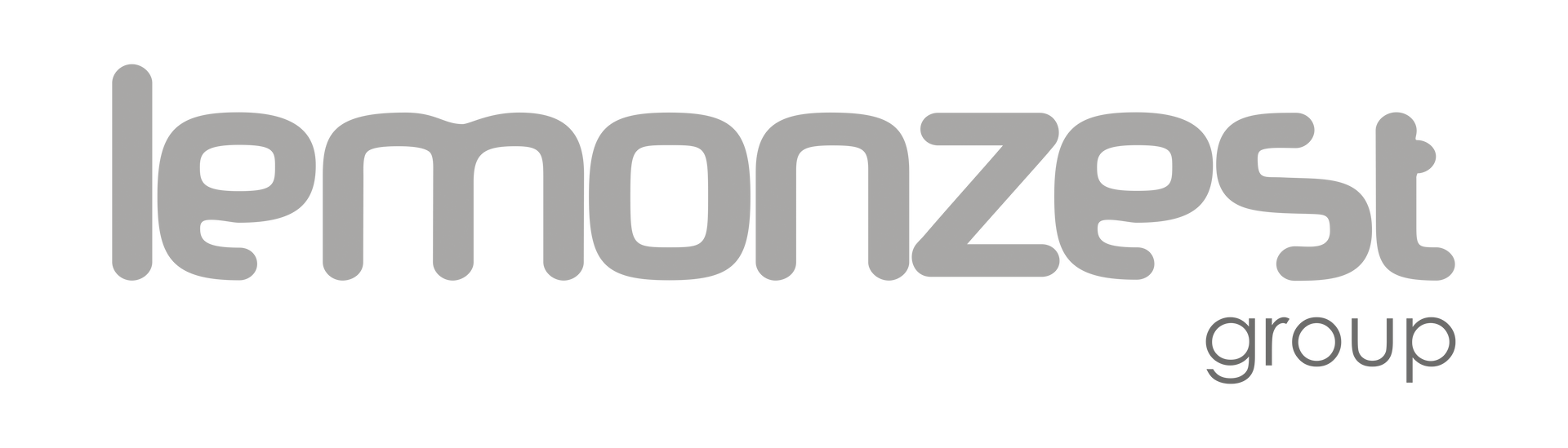 Lemonzest Group logo in gray text on a white background.