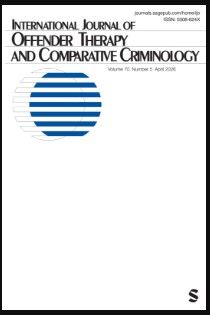 Journal cover for International Journal of Offender Therapy and Comparative Criminology with blue striped globe logo.