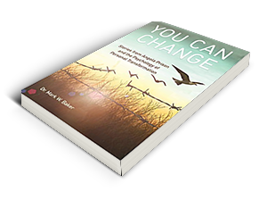 Book cover reading “You Can Change,” with birds flying over a sunrise sky and tree silhouettes