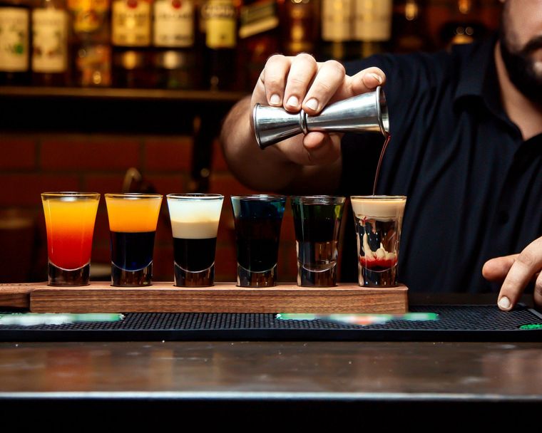 Bartender Pouring Alcohol