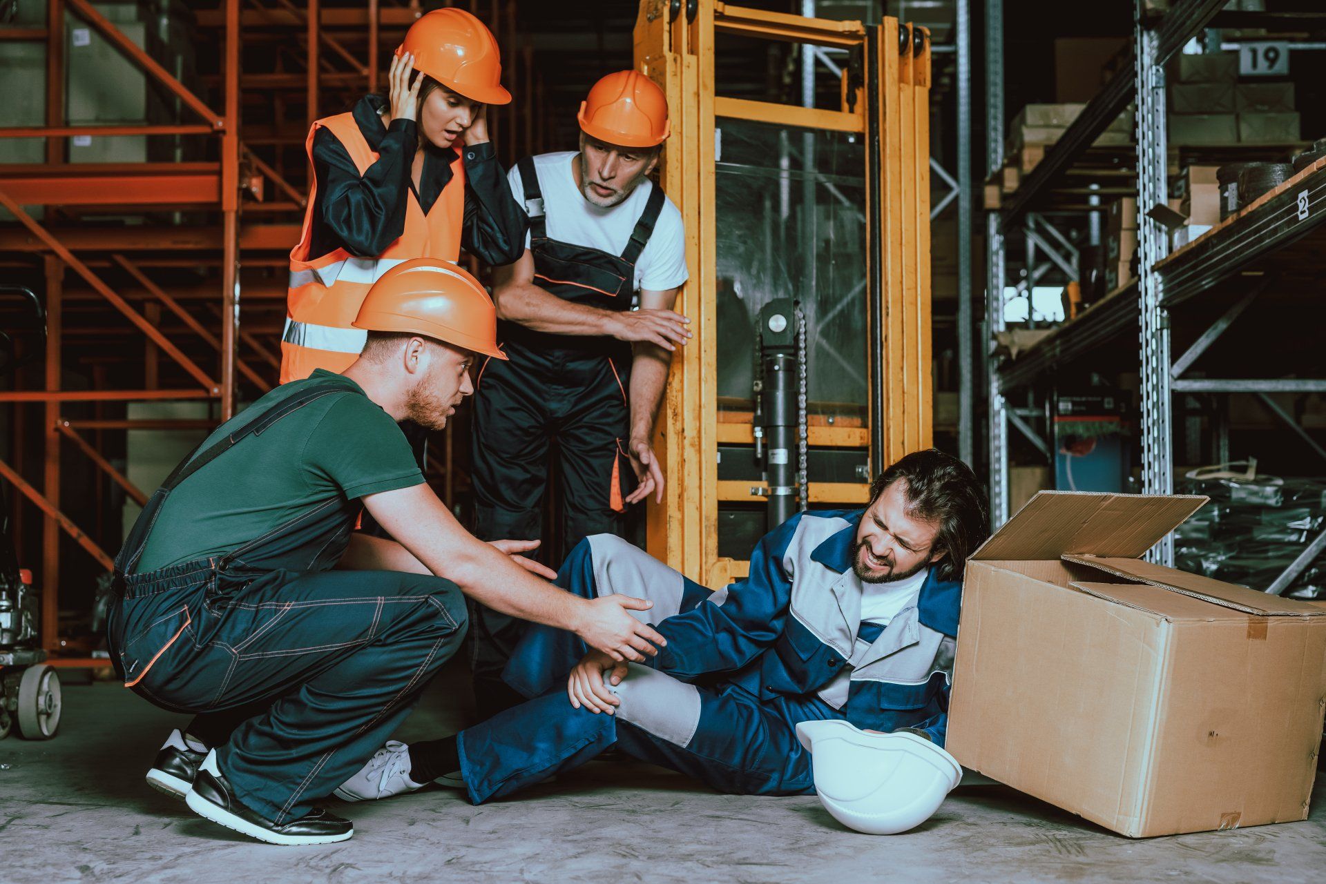 Injured Construction Worker