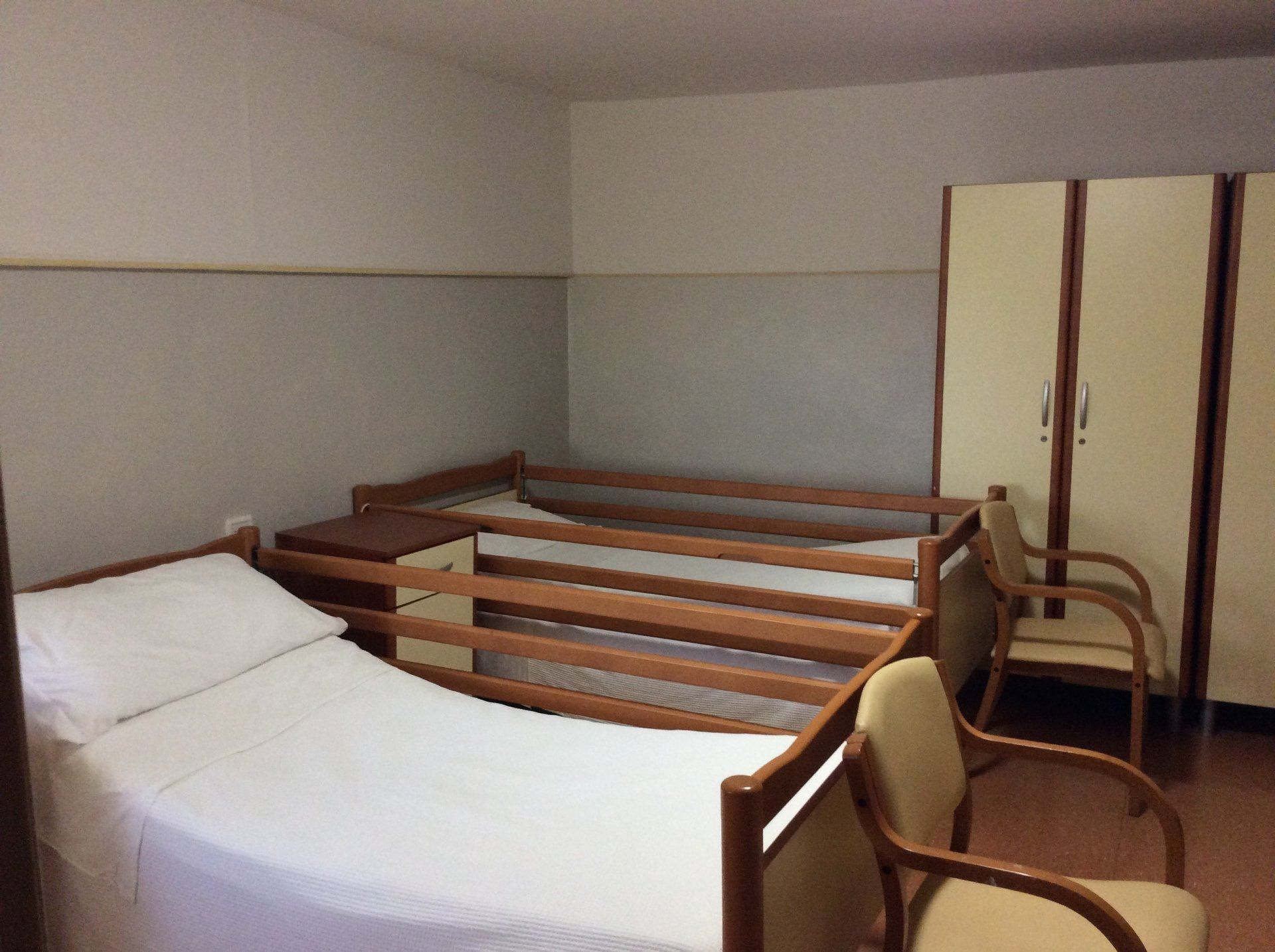 camera della struttura di accoglienza per la terza età