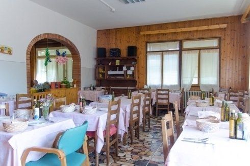 sala da pranzo della casa di riposo