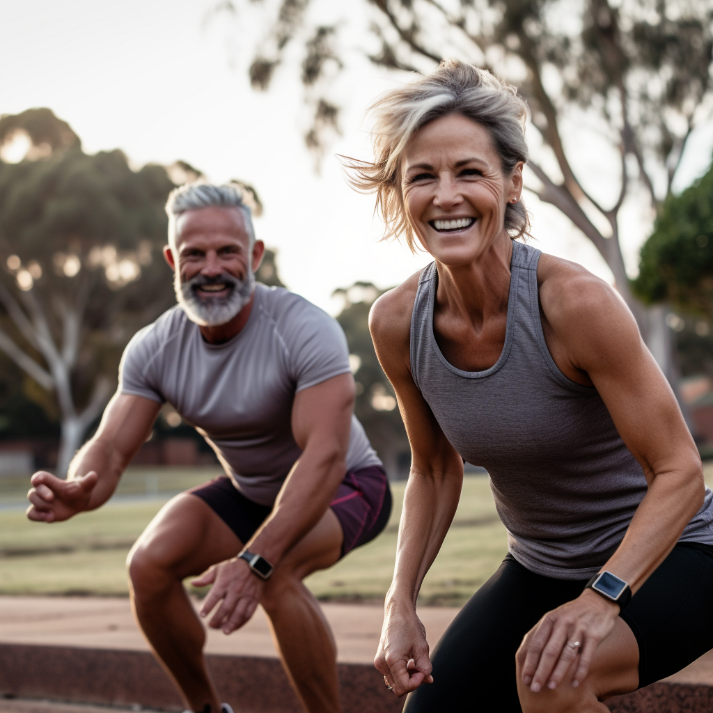 Two Healthy People Living Younger — Kym Connolly Wellness Coach in Svensson Heights, QLD