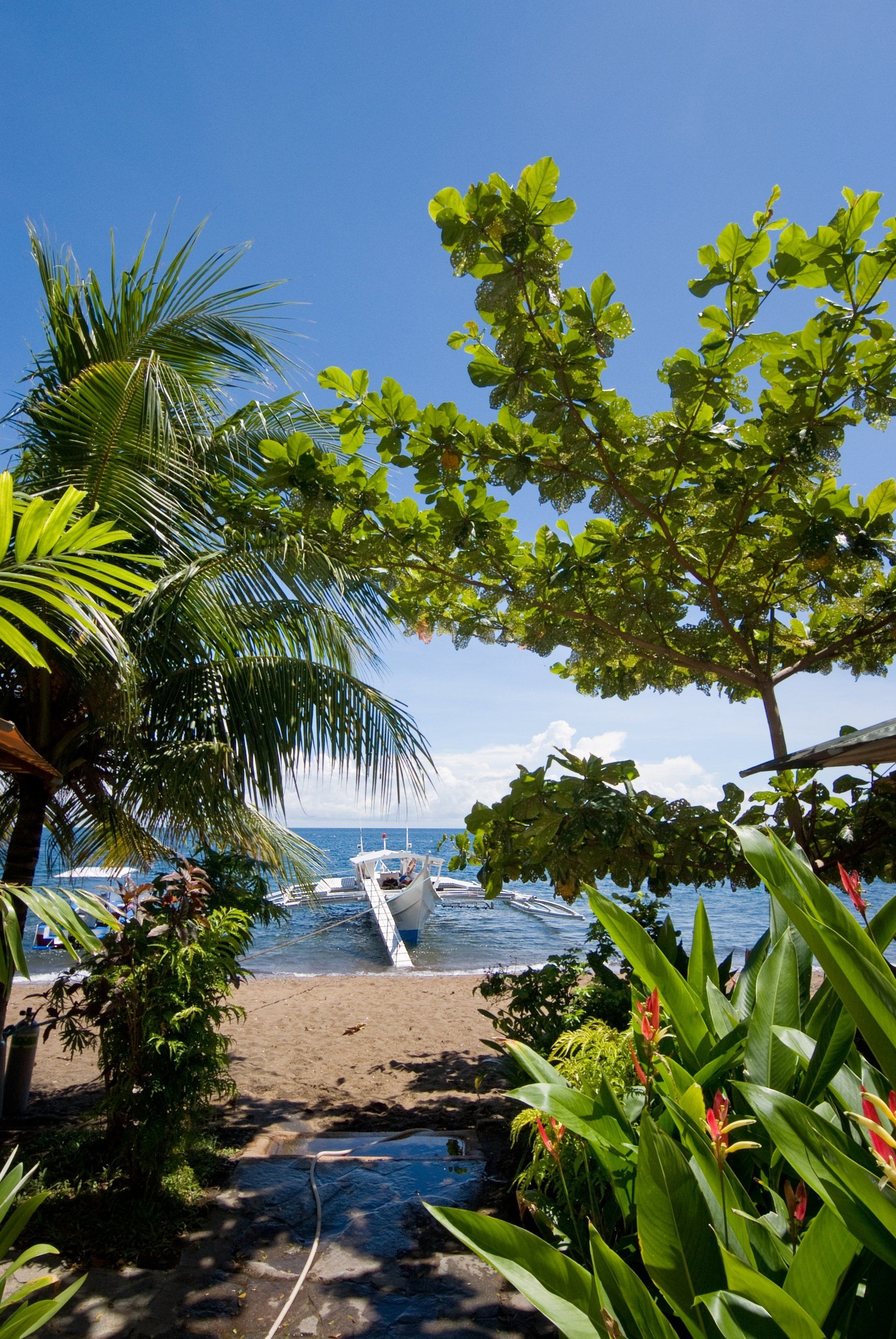 Praia de Mergulhadores em Dumaguete Filipinas