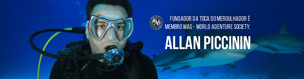 Mergulhador Allan Piccinin - Toca do Mergulhador