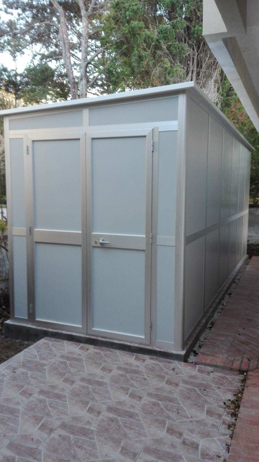 box esterno in alluminio