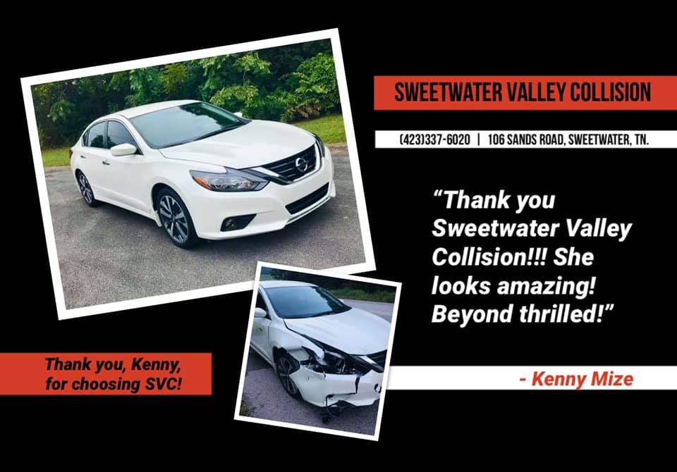 Kenny Mize Review — Sweetwater, TN — Sweetwater Valley Collision