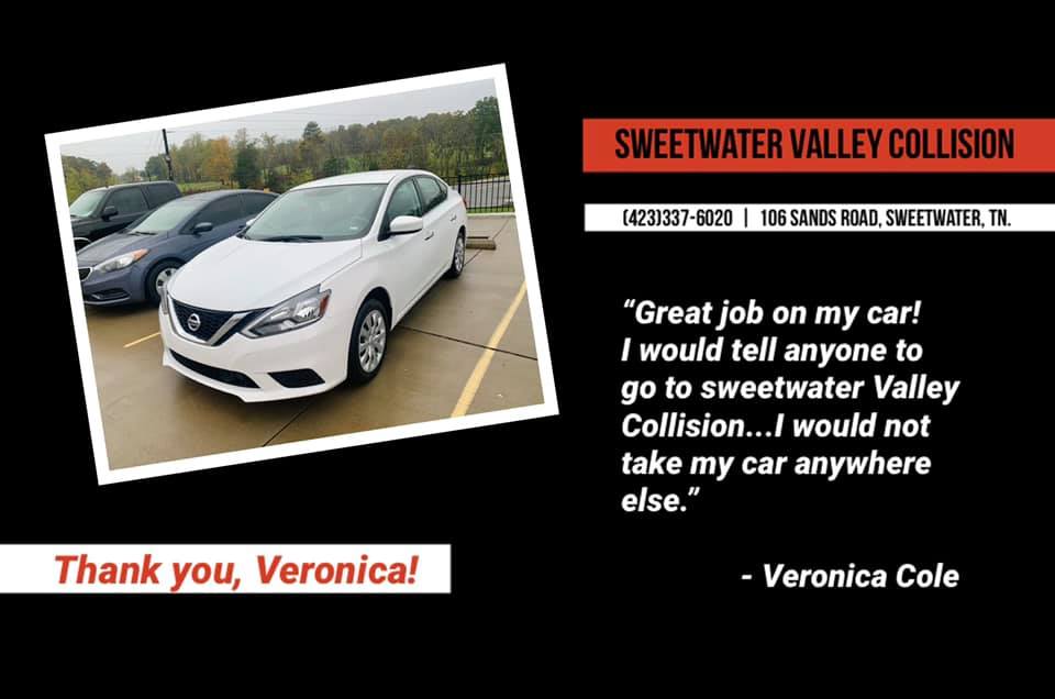 Veronica Cole Review — Sweetwater, TN — Sweetwater Valley Collision