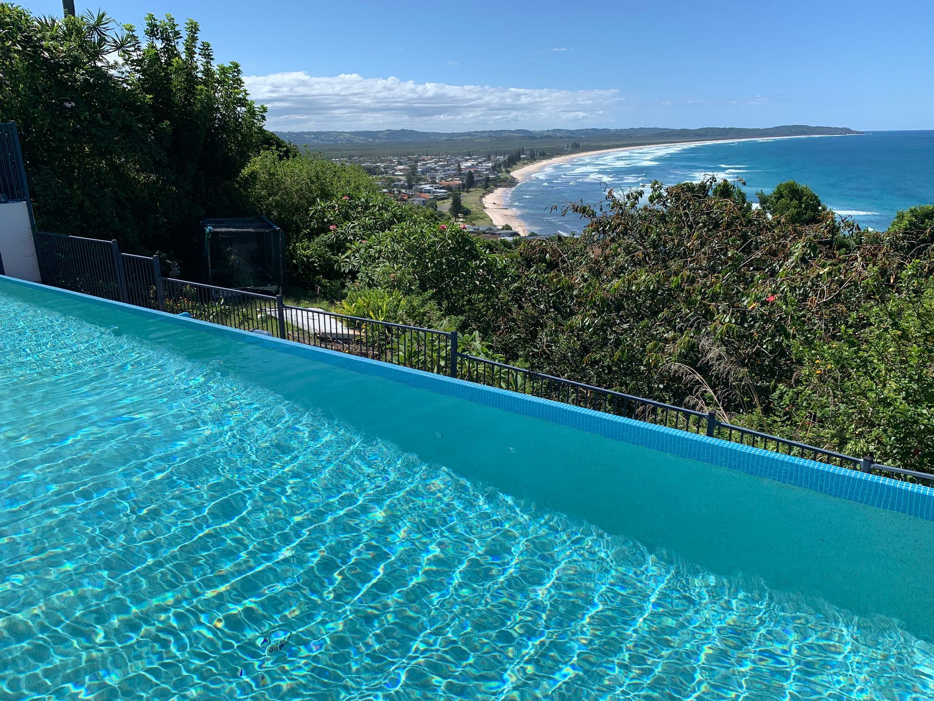 Side View Infinity Pool— Pool Shop in East Ballina, NSW