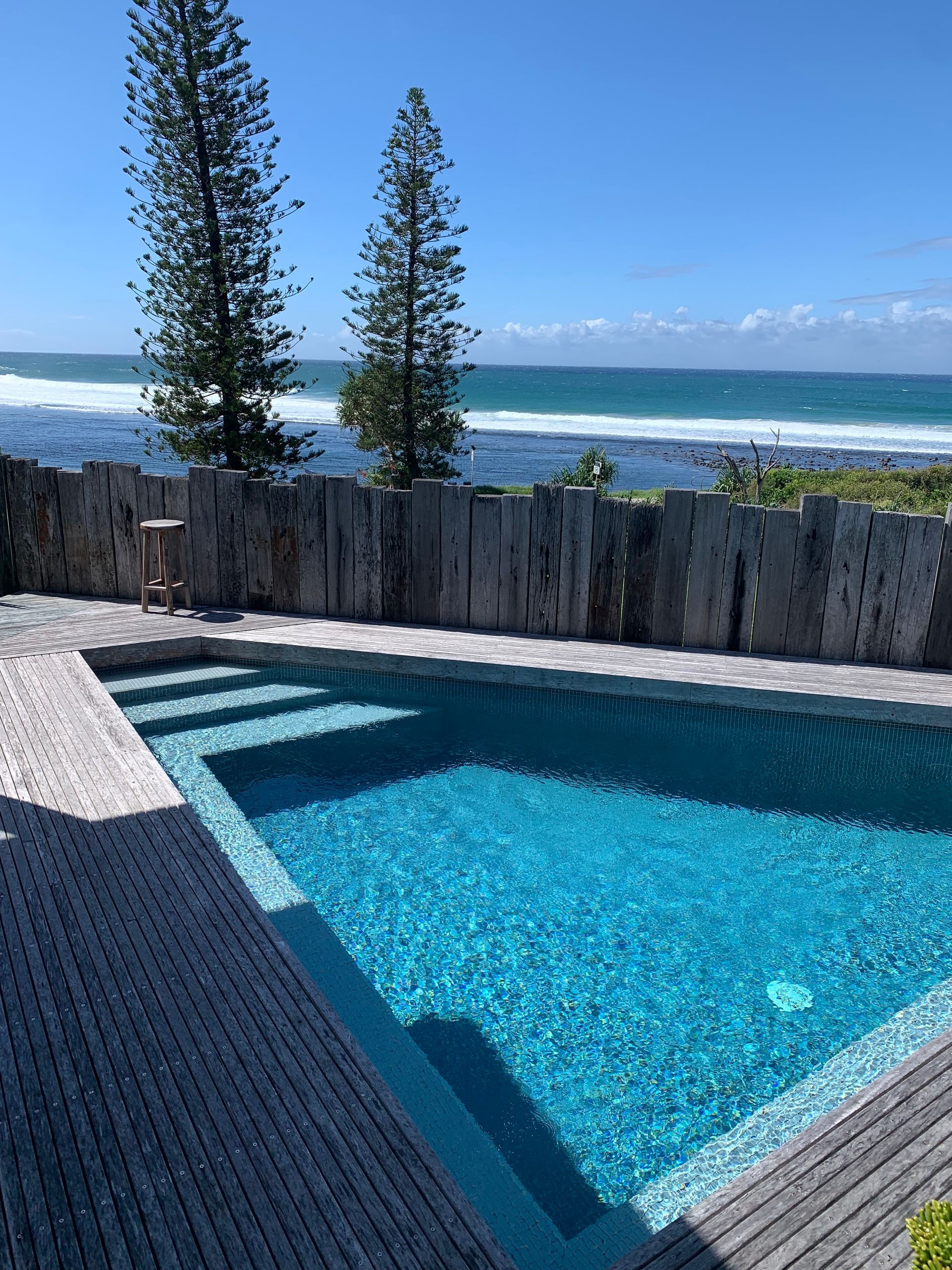 Beach Front Pool End Side— Pool Shop in East Ballina, NSW
