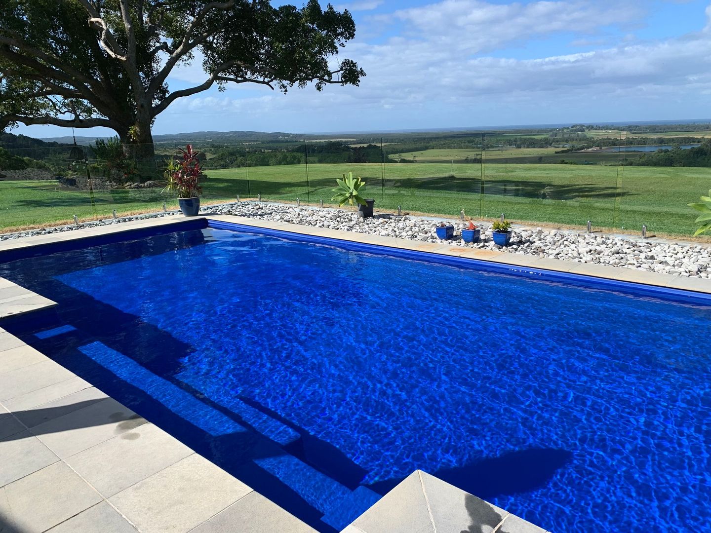 Dark Blue Modern Pool— Pool Shop in East Ballina, NSW