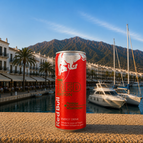 Can of Red Bull Red Edition