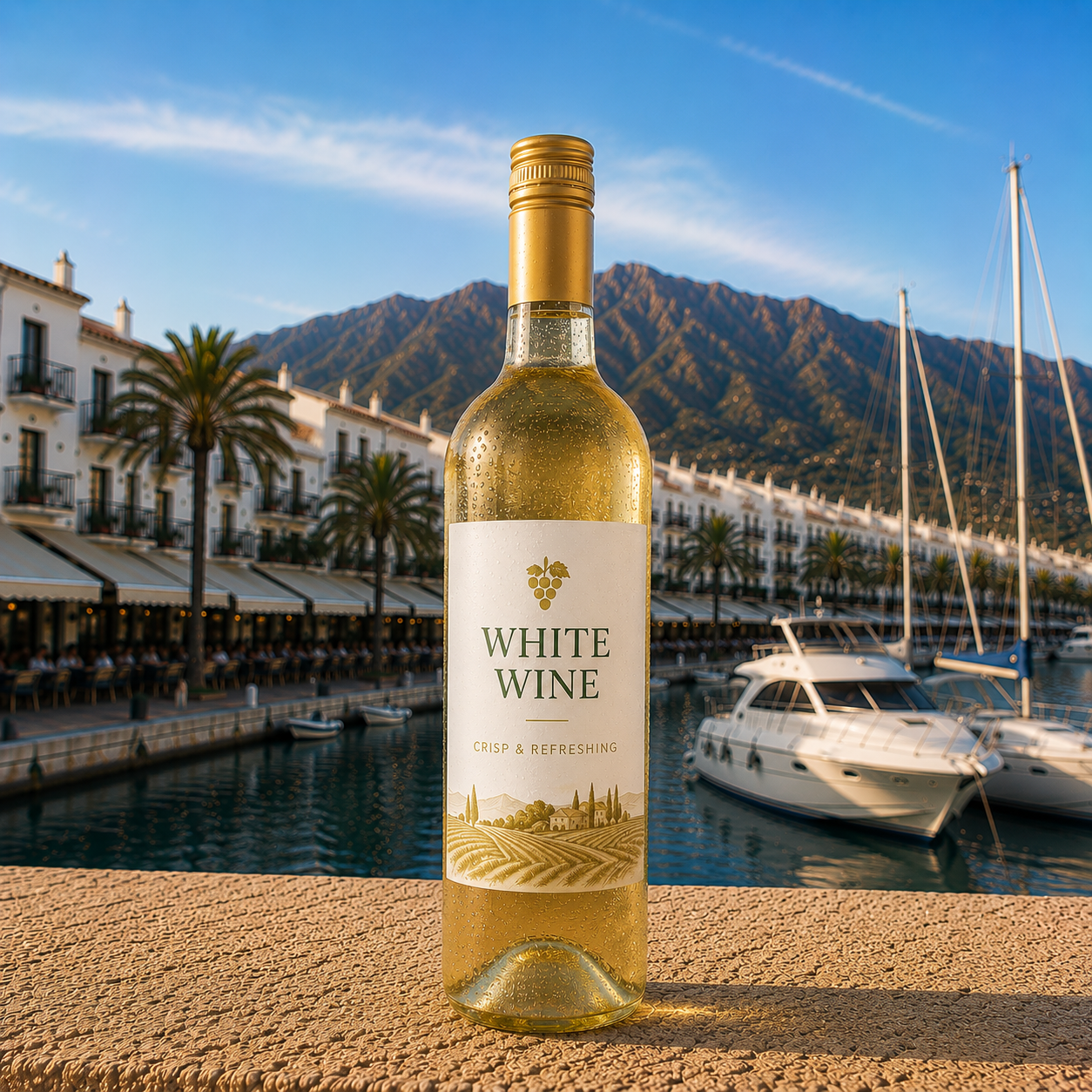 Bottle of white Wine