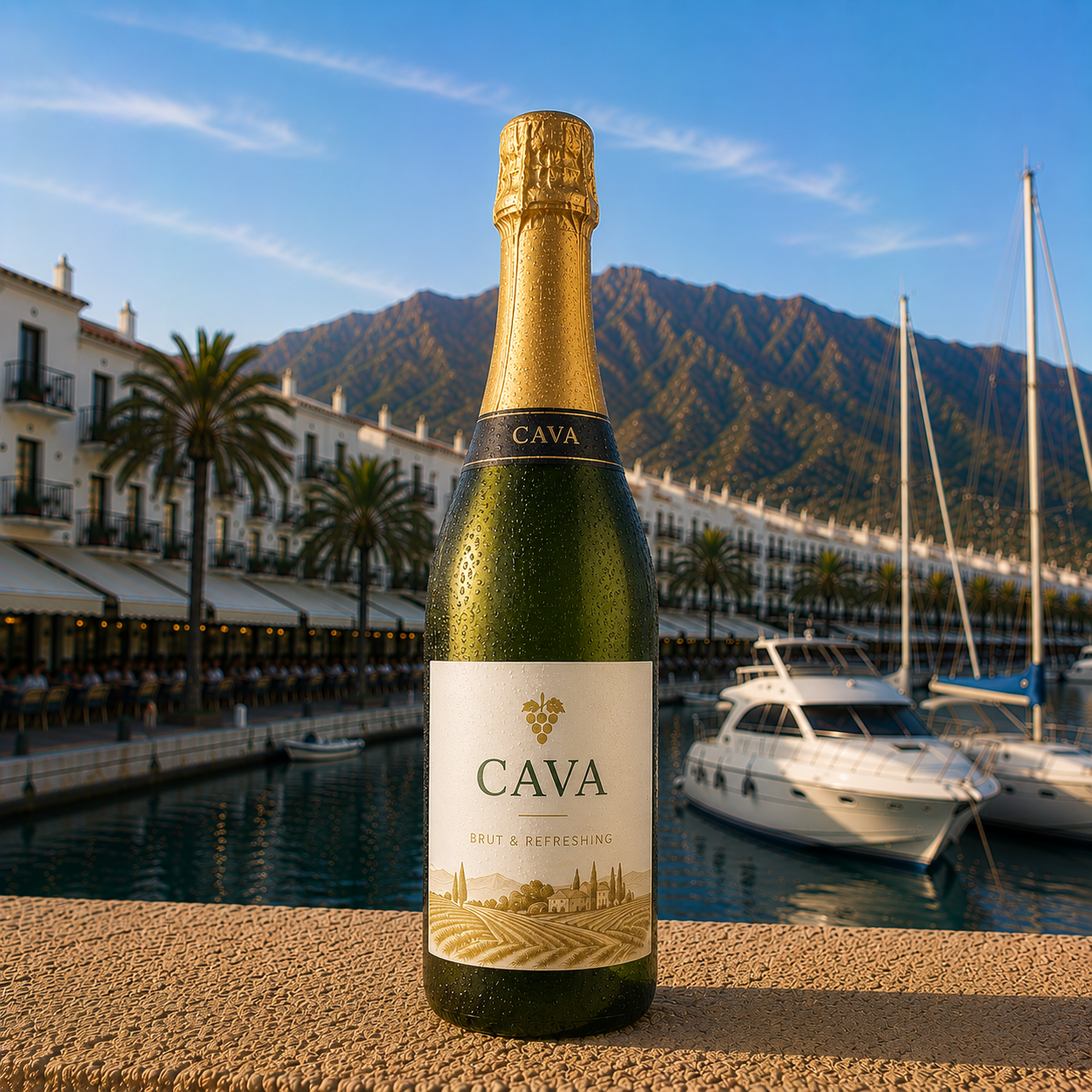 Bottle of Cava