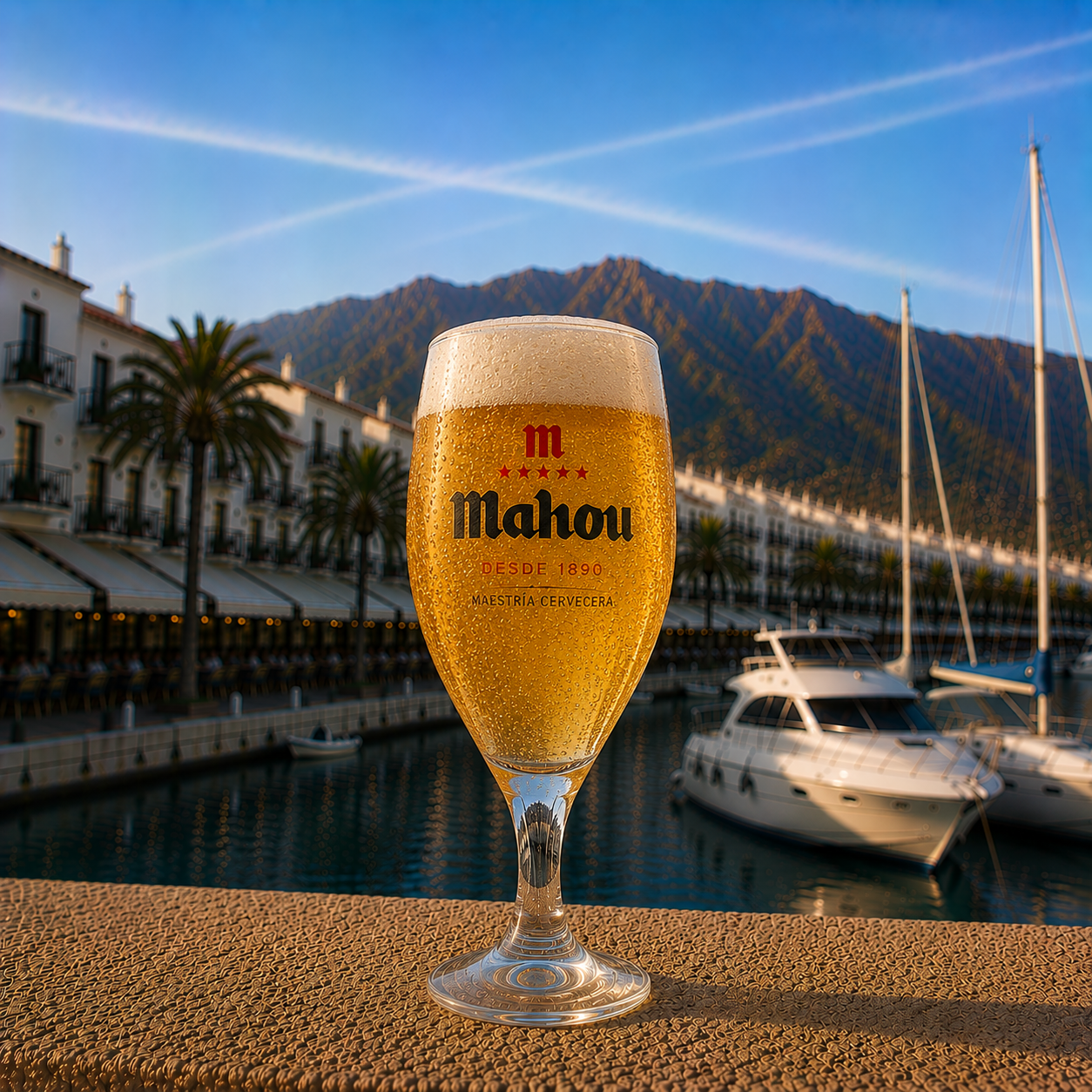 Can of Mahou beer product