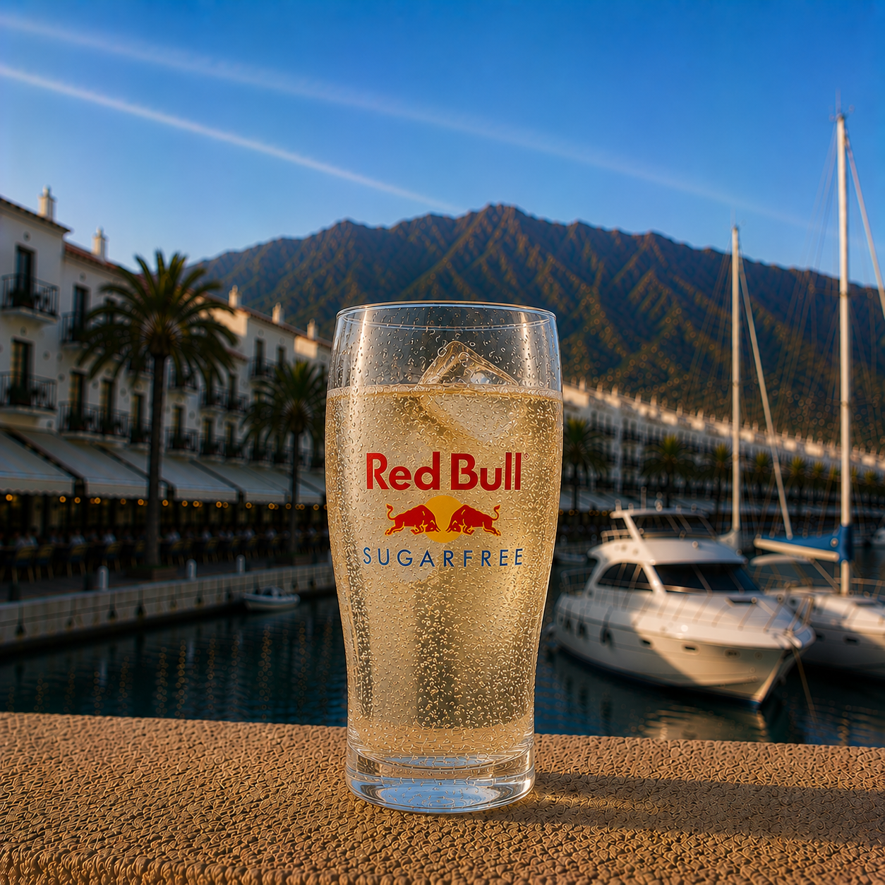 Can of Red Bull Sugarfree product