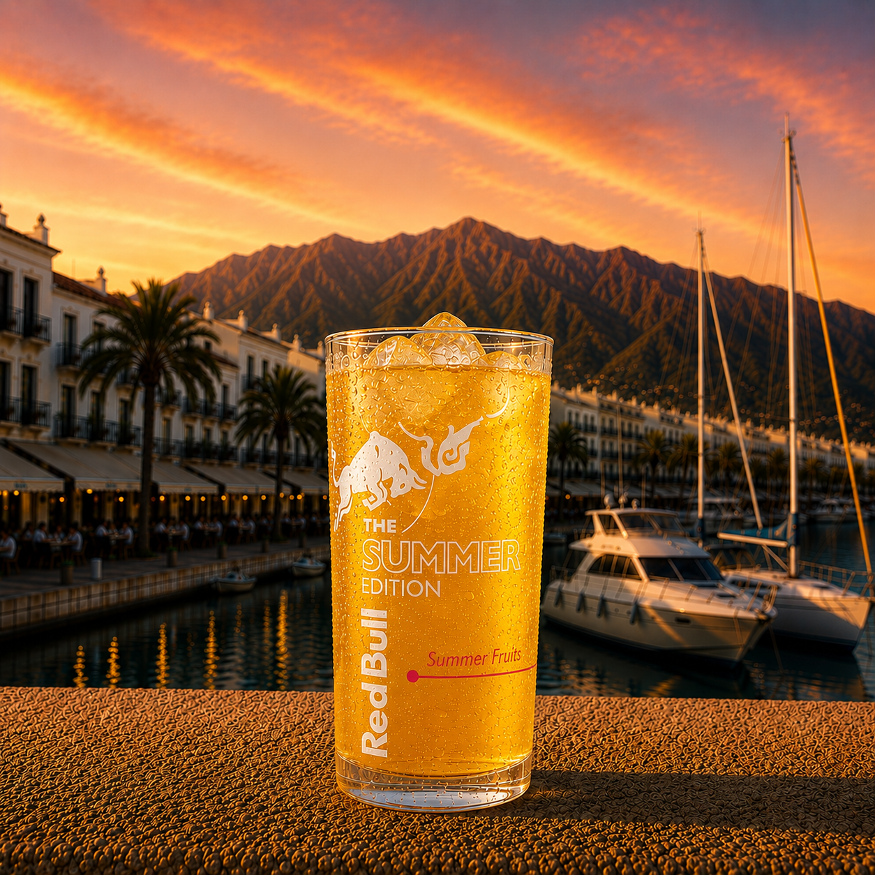 Can of Red Bull Summer Edition