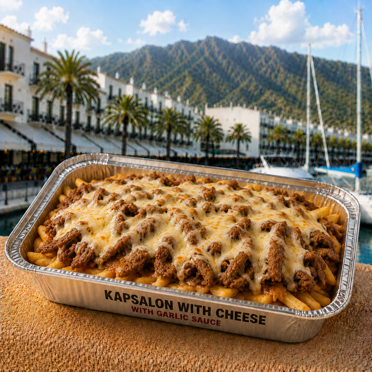 Kapsalon shoarma with cheese product