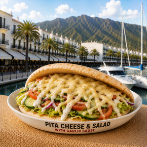 Pita chees and salad - menu - Shoarma la Marina