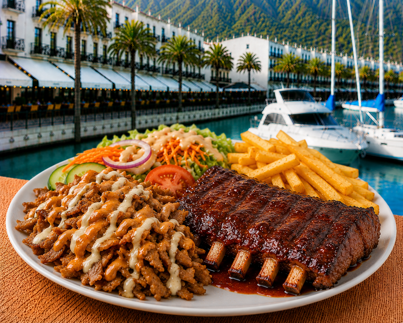 Spareribs Shoarma plate product