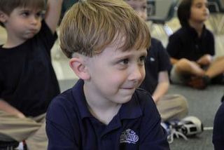 Boy in StarChild Academy's Pre-K Program