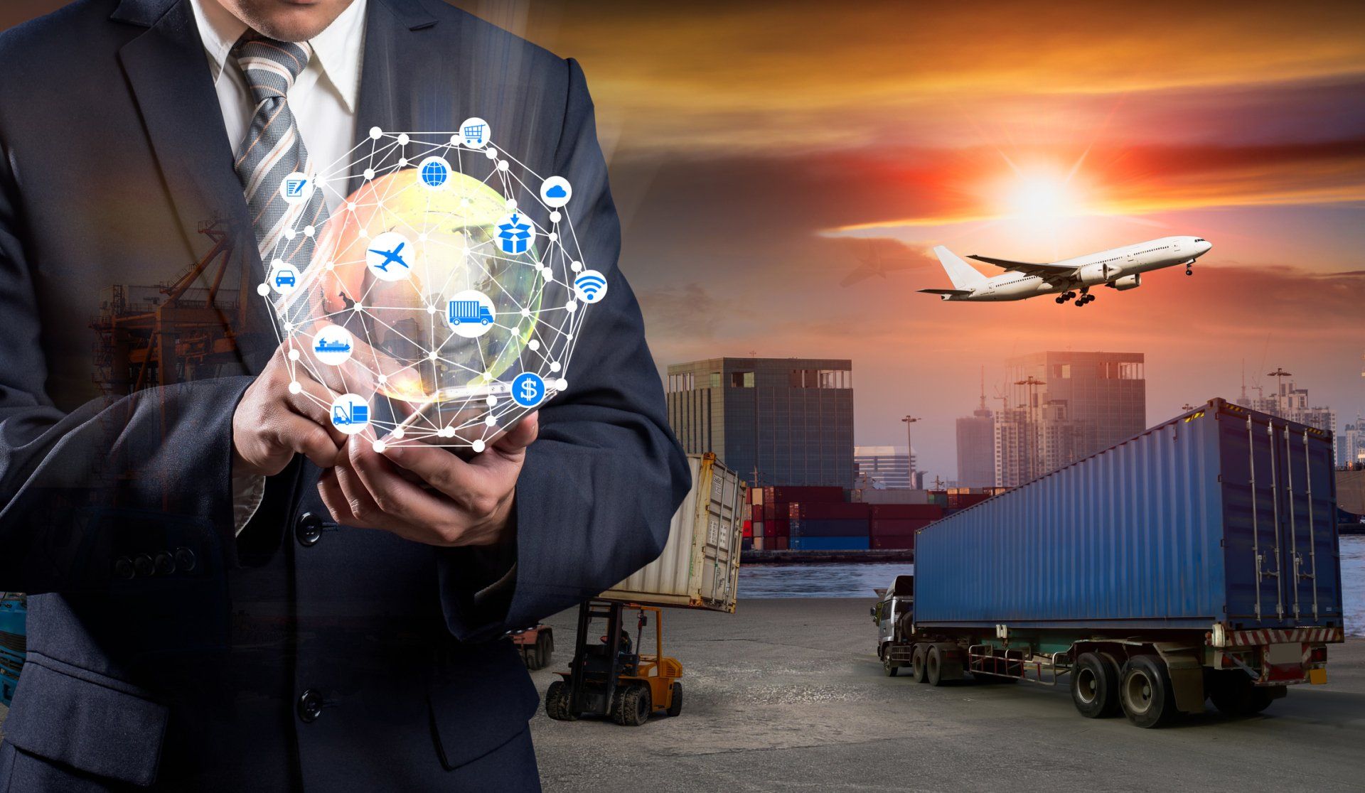 World Map With Logistics — Brunswick VIC — City Watch Security