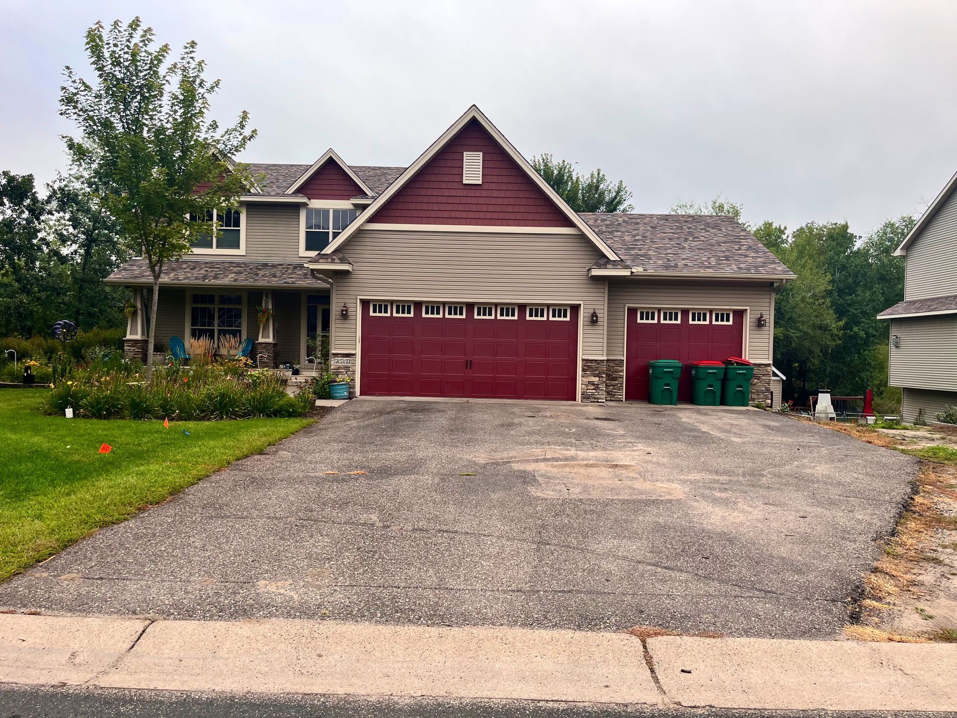 a house with a driveway and a driveway