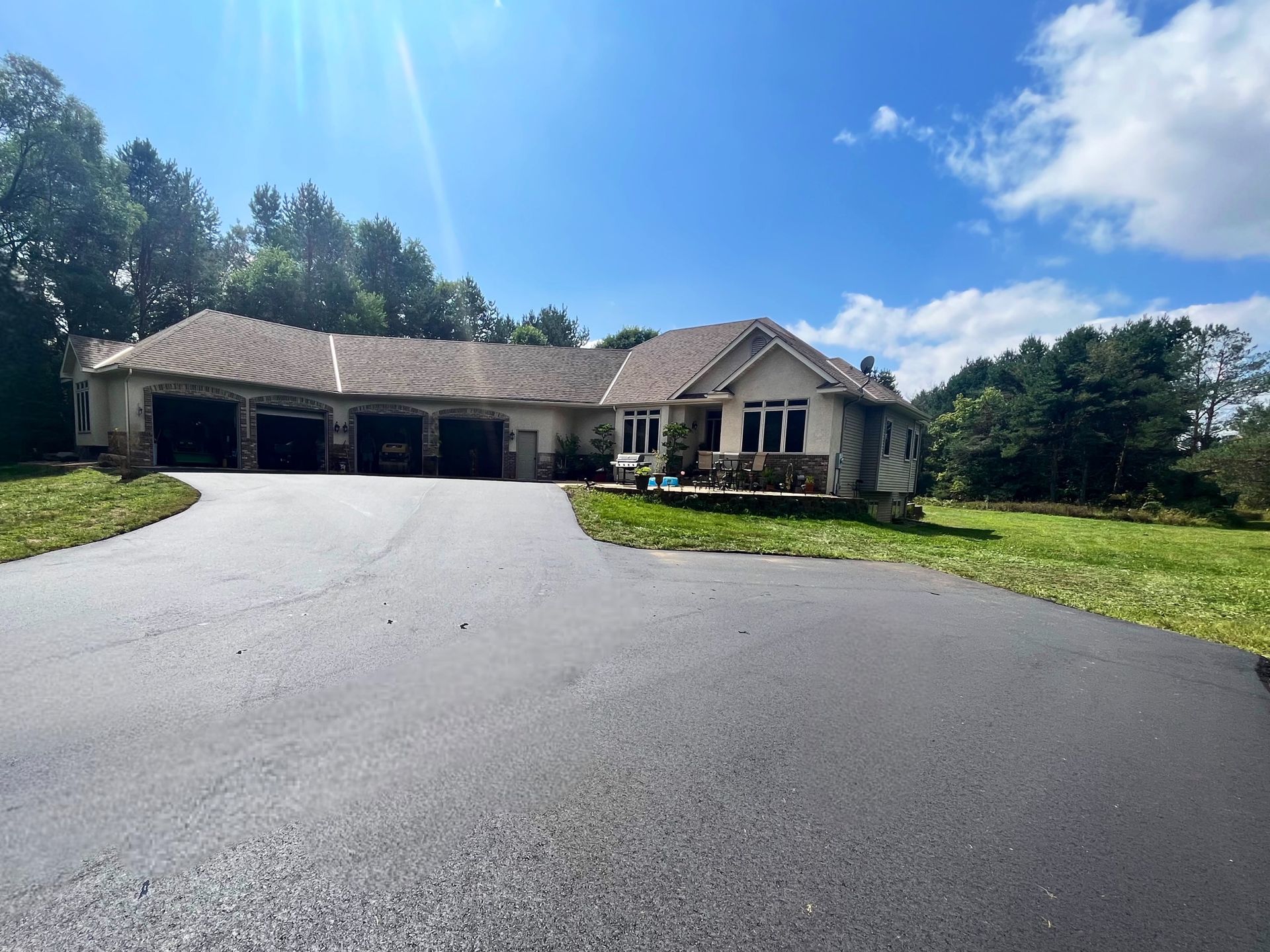 a house with a garage and a driveway