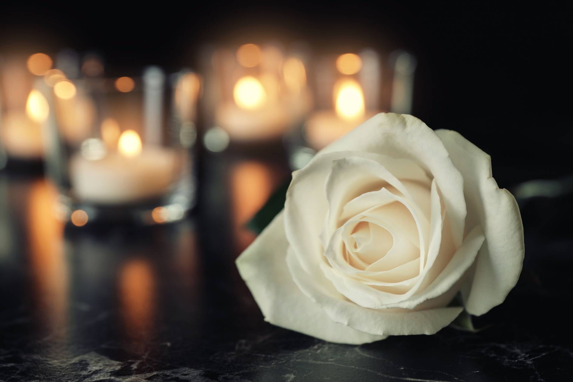 decorazione floreale per un funerale