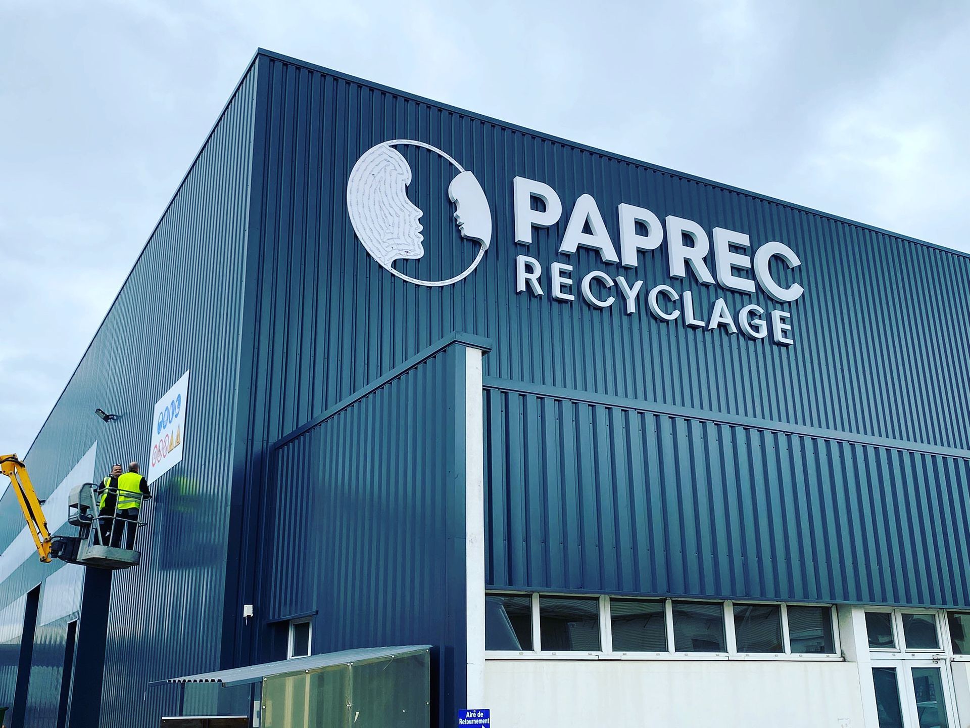 Adhésif découpé signalétique restaurant