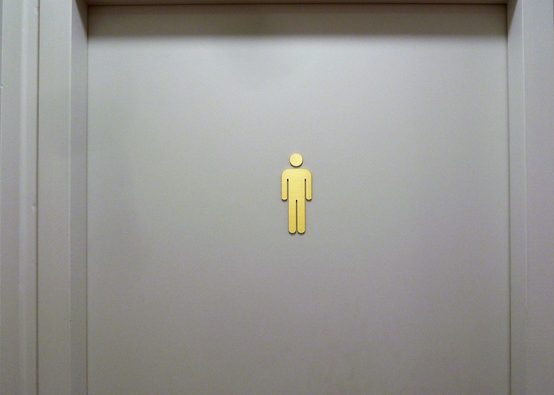 Signalétique pictogramme wc homme