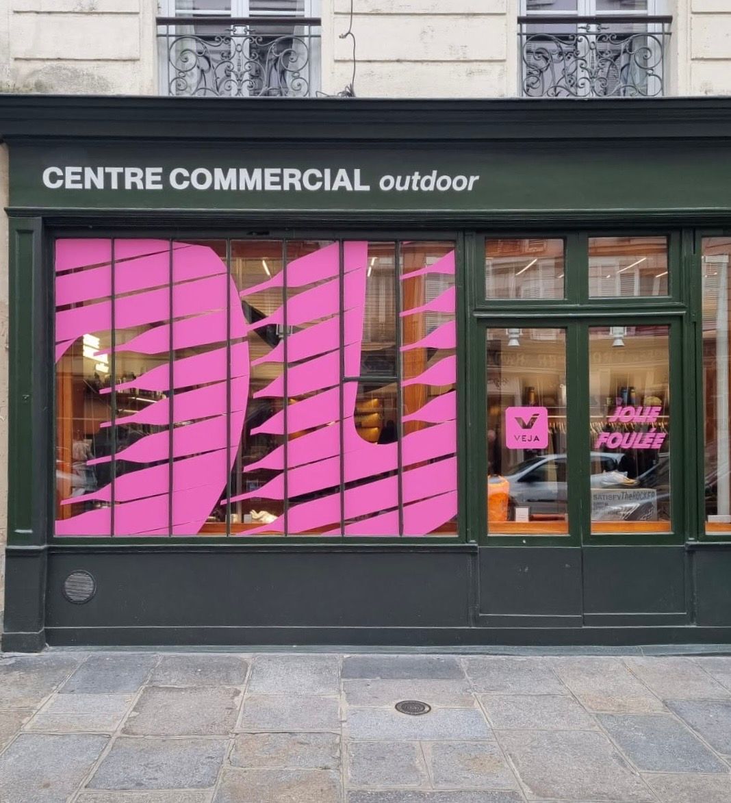 Stickers marquage vitrine