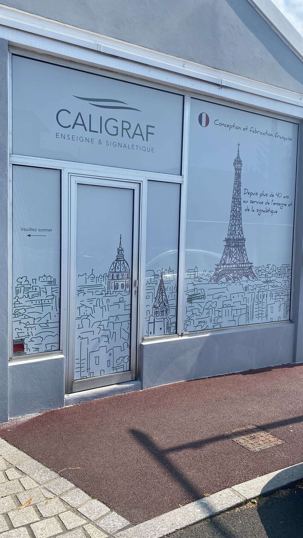 Plaque en plexiglas gravé signaletique