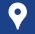 Blue square with a white map pin icon