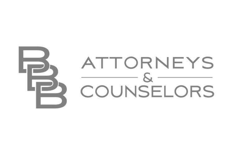 Logo for BBB Attorneys & Counselors: three stacked 