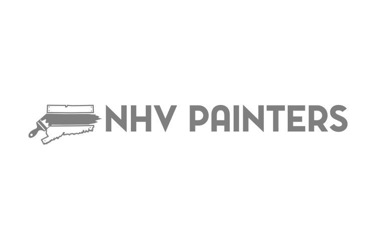 NHV Painters logo featuring a paintbrush and text.