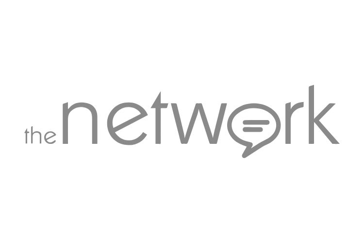 The Network logo: gray text 