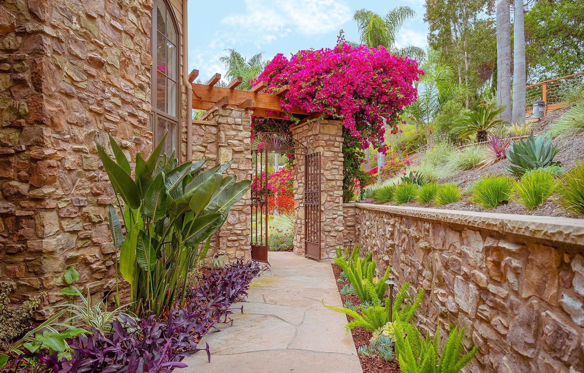 landscape makeover, curb appeal