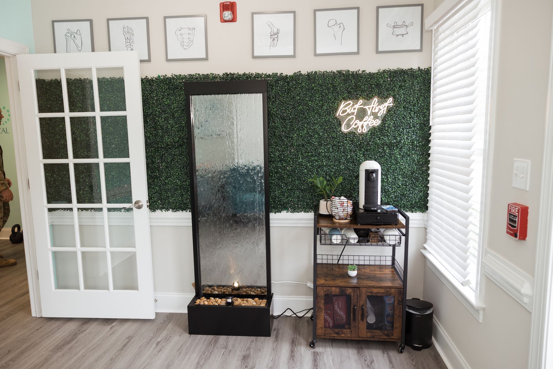 Physical therapy lobby Holly Springs, NC