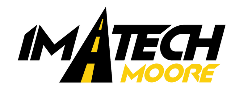 Un logo noir et jaune pour imatech moore