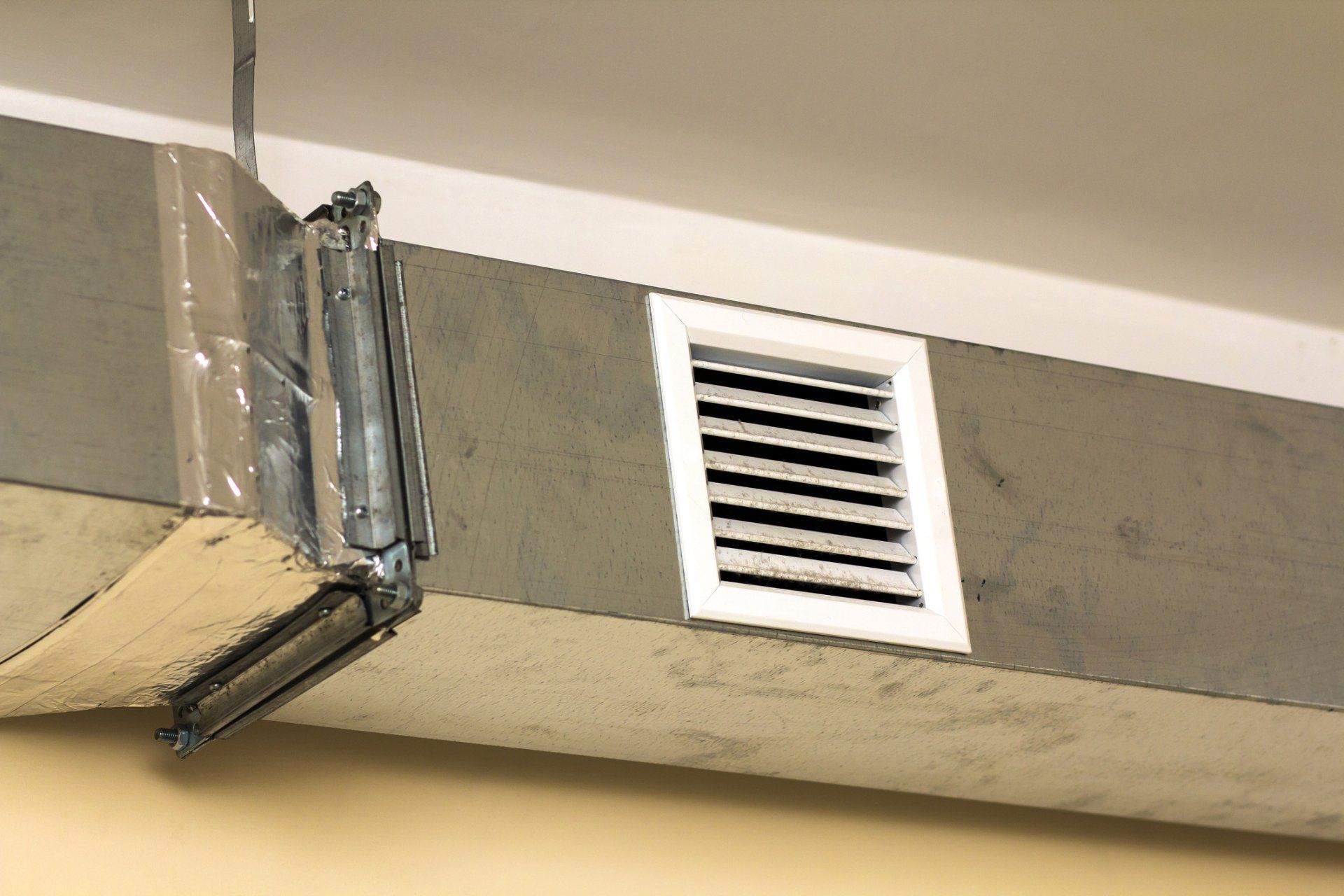 Dry Vent Cleaning — White Ventilation On A Metal Tube in Pittsburgh, PA