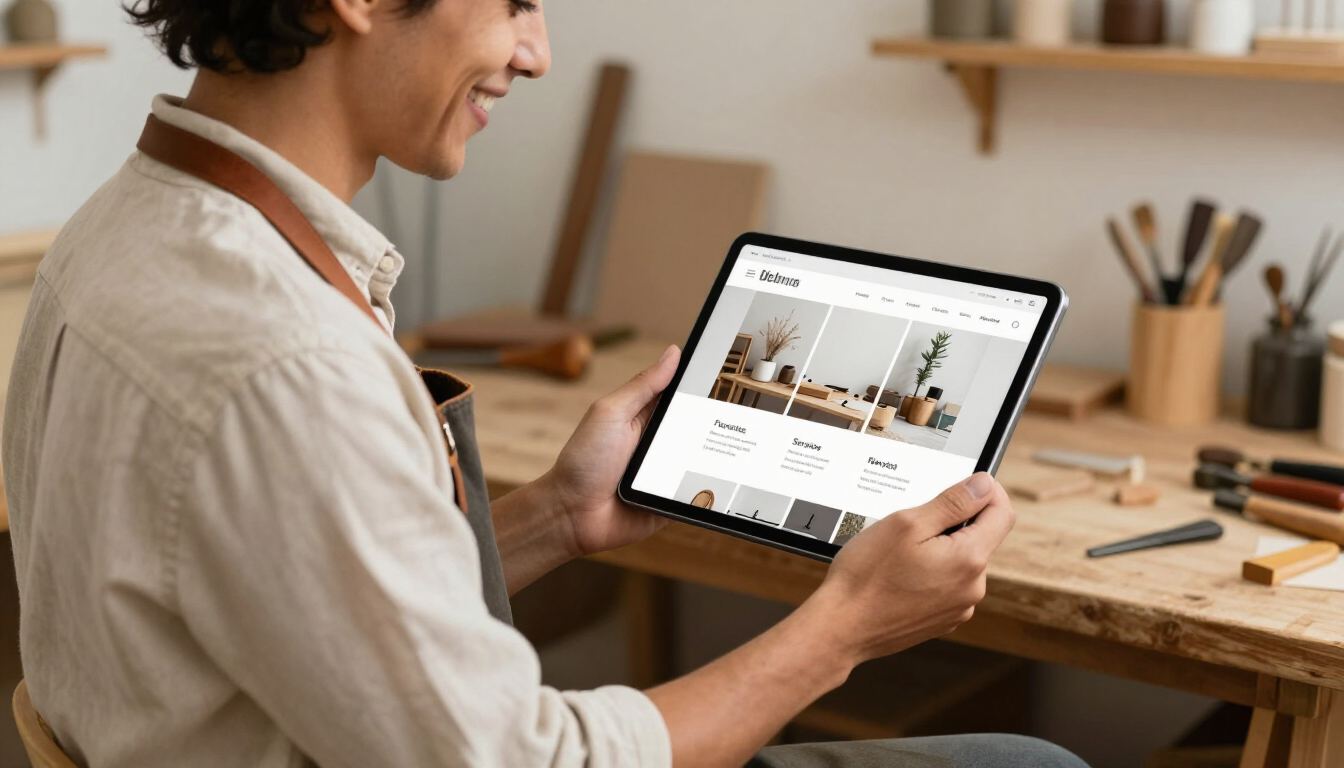 Artisan consultant son nouveau site