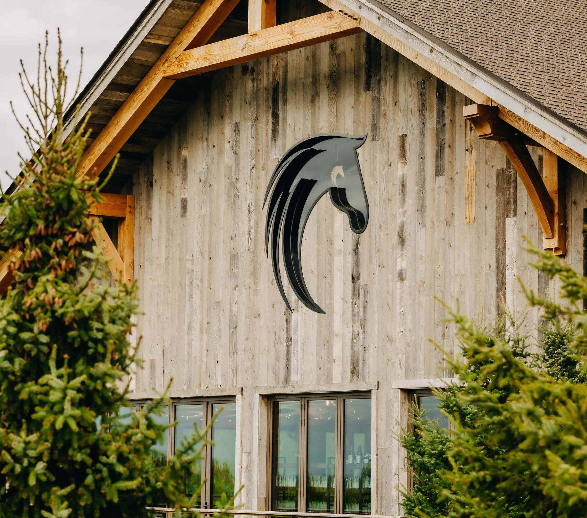 The Starting Gate at GreatHorse rustic wedding venue in Massachusetts