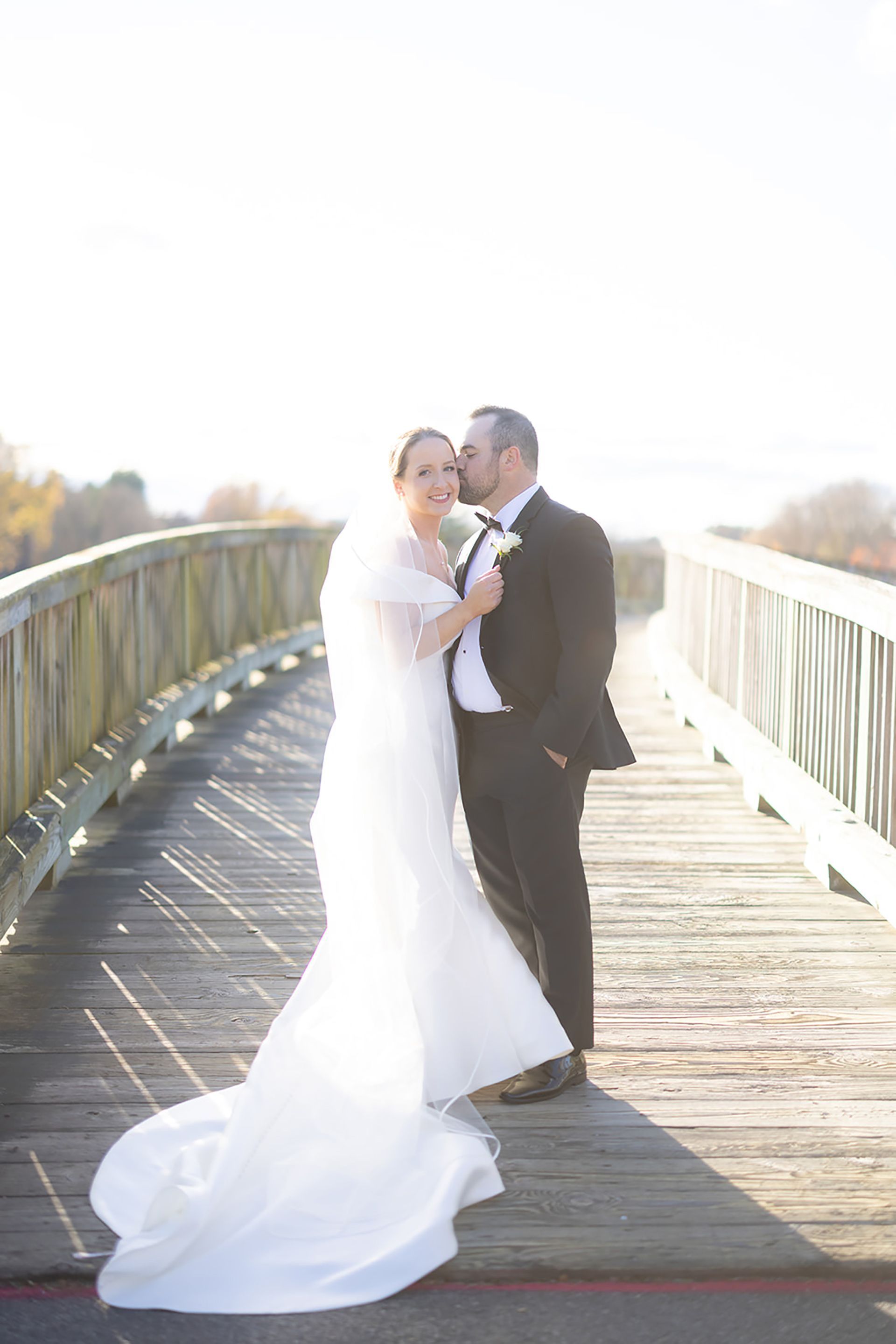 Ali & Matt's outdoor wedding ceremony at The Starting Gate