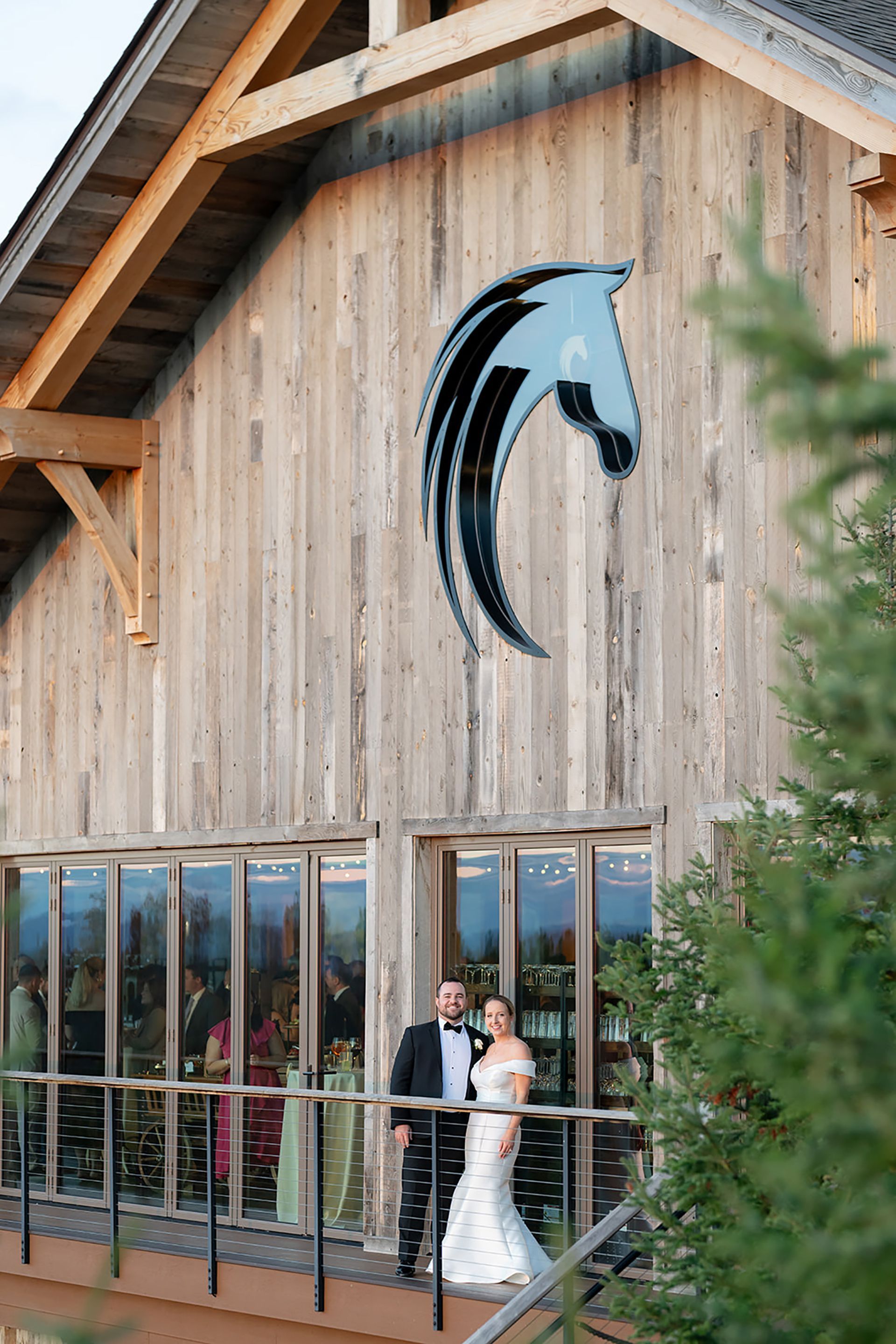 Ali & Matt's wedding ceremony and reception at The Starting Gate at GreatHorse