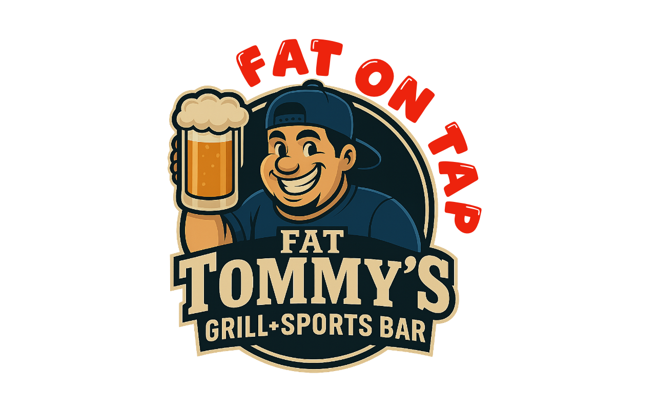 Logo: Man holding beer, 