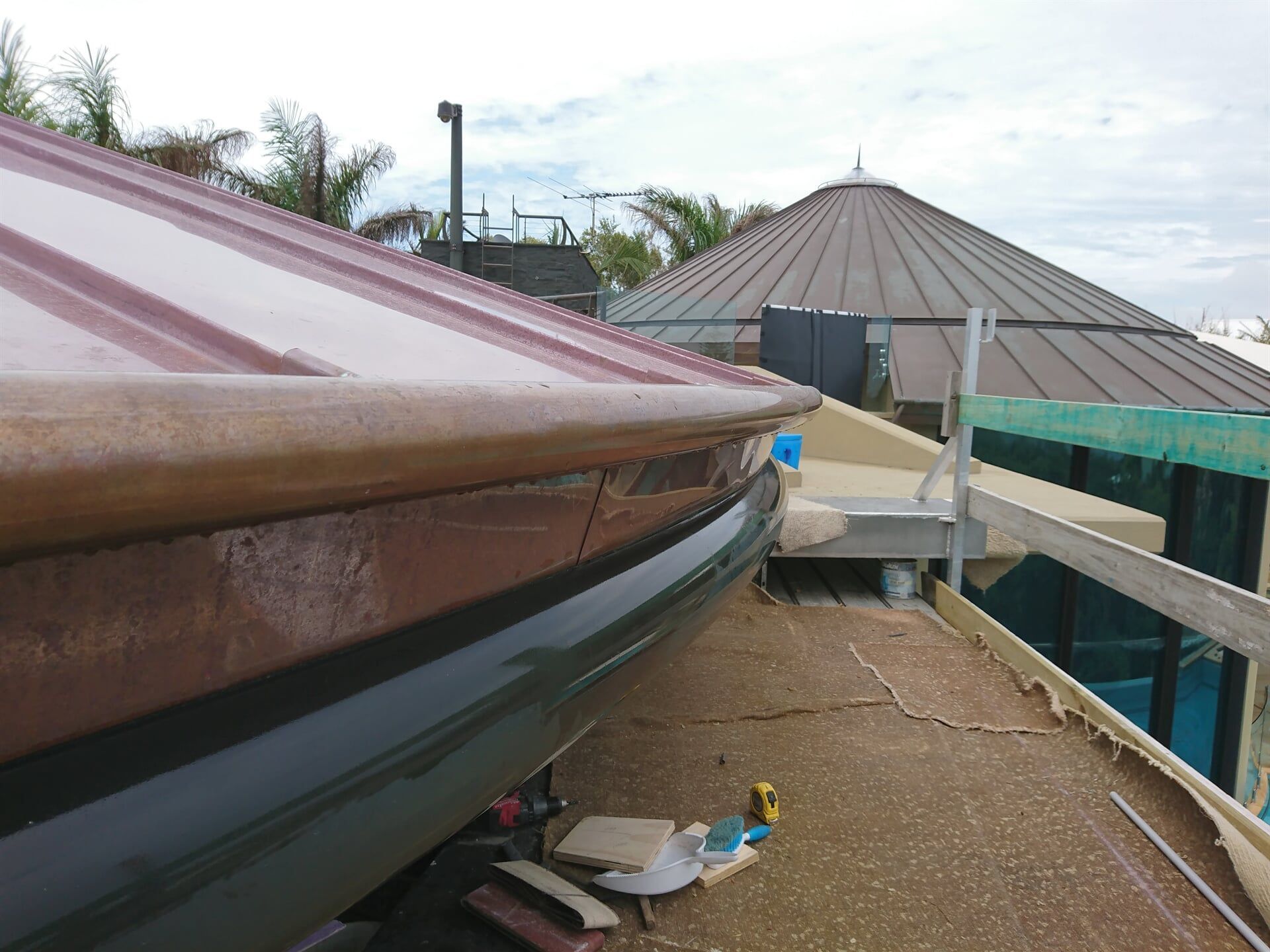 Double Standing Seam Roof with Tapered Panels