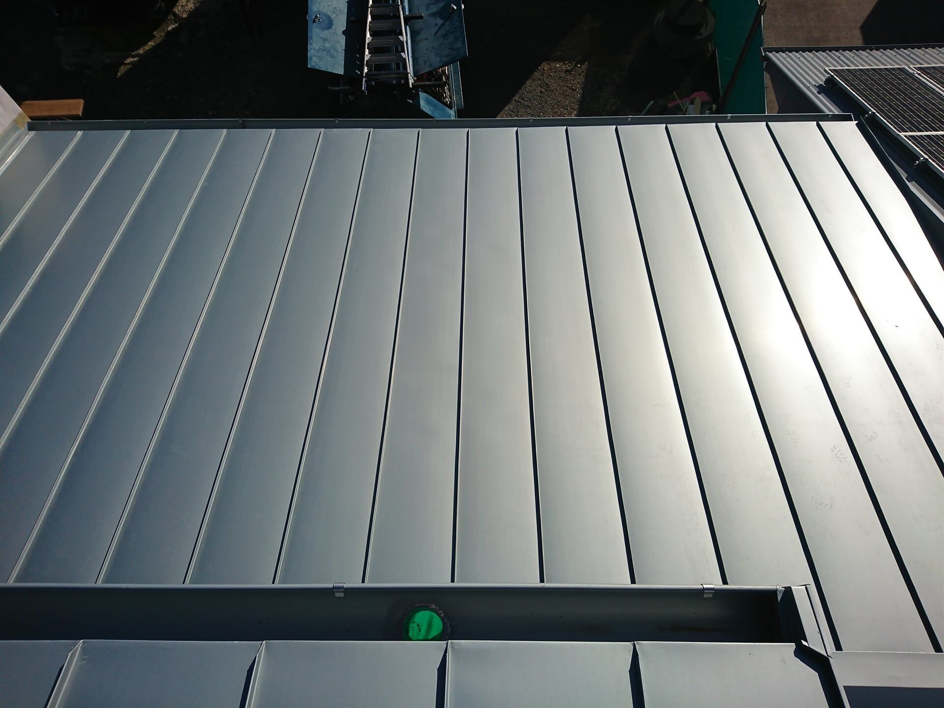 Rheinzink Pre-Weathered Double Standing Seam System