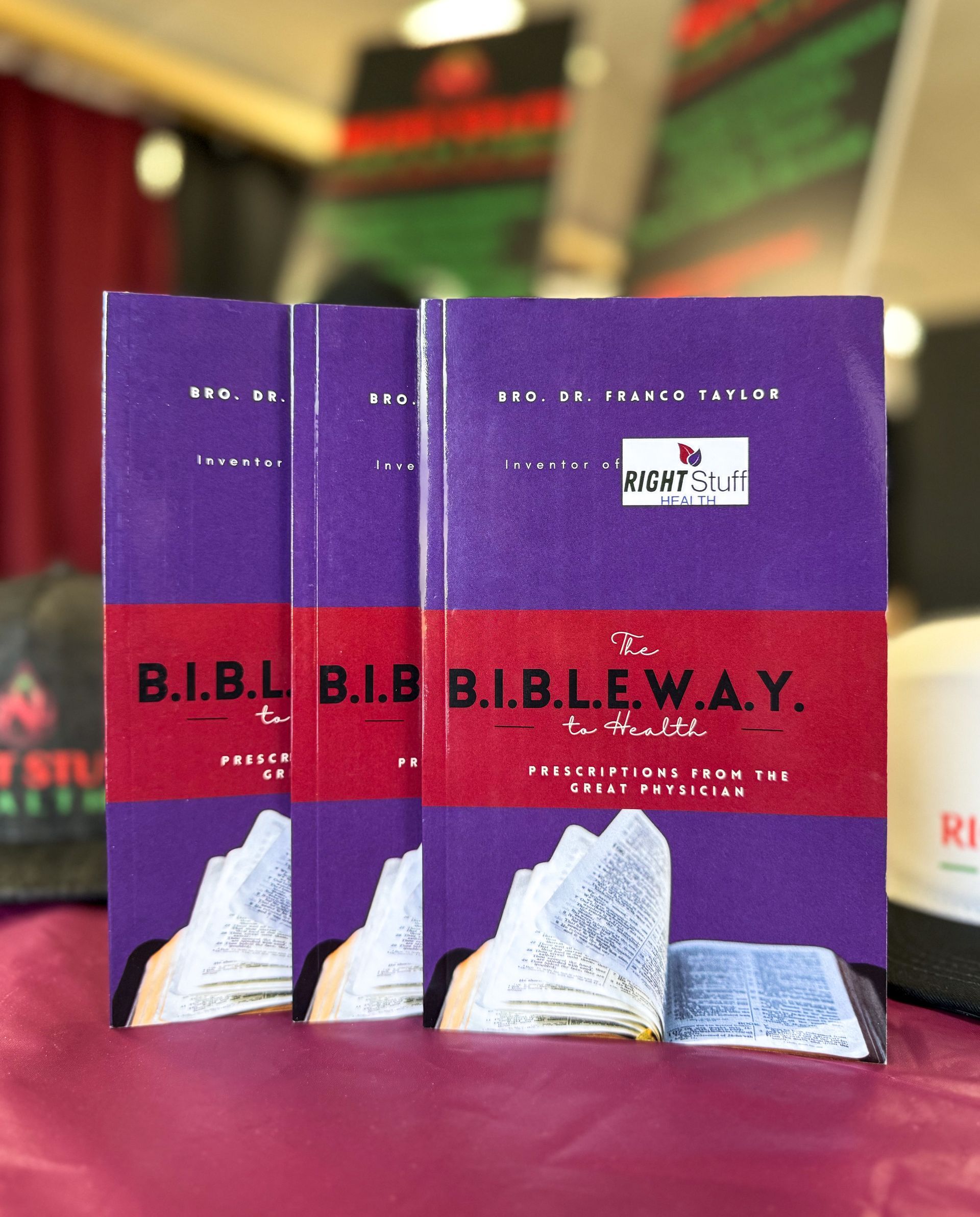 Three copies of the b.i.b.l. b.i.b.l.e.way book